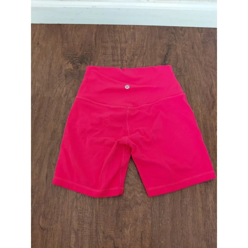 Lululemon Align High Rise Short Double Lined Nulu Size 4 Lipgloss LIPG
